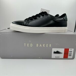 Ted Baker Black Leather Sneakers for Men